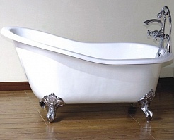 Magliezza Чугунная ванна Gracia 170x76 (ножки хром) – фотография-3